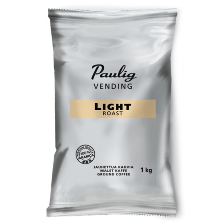 Kahvi Paulig Vending Light Roast 5 x 1 kg automaattijauhatus - vaaleapaahtoinen, pehmeä, vivahteikas