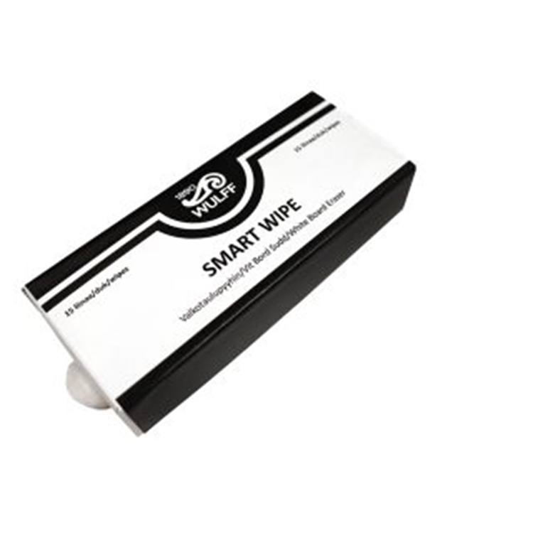Valkotaulupyyhin Wulff Smart Wipe - 15 liinaa ja magneetti, ei sähköistä taulun pintaa