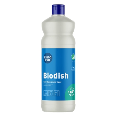 Käsitiskiaine Kiilto Pro Biodish 1L - kotimainen, iho- ja ympäristöystävällinen, hajustamaton