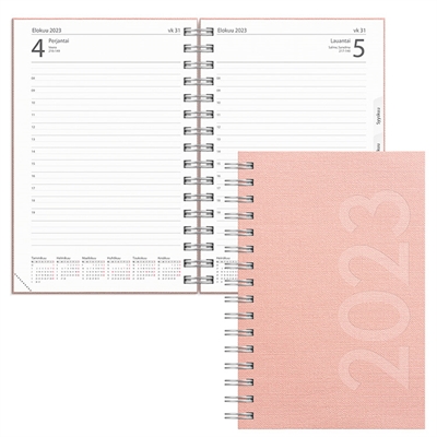 Päiväkirja Nomad roosa 2023 - Burde