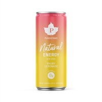 Energiajuoma Puhdistamo Natural Rhuby Lemonade 330ml (ei sis. panttia) - ei mitään ylimääräistä