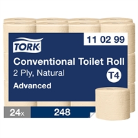 WC-paperi Tork Natural Advanced T4 /24 rll säkki - 100 % kierrätysmateriaalia