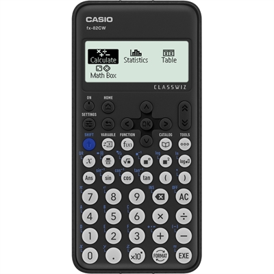 Funktiolaskin Casio FX-82CW - korkearesoluutioinen LCD-näyttö
