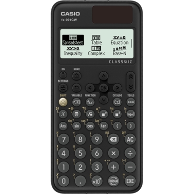 Funktiolaskin Casio FX-991CW - 540 toimintoa, QR-koodi, aurinkokenno/paristo