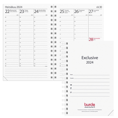 Exclusive vuosipaketti 2024 - Burde kalenteri