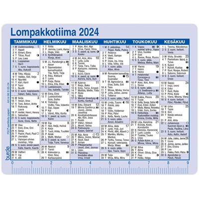 Lompakkotiima 2024 - Burde kalenteri