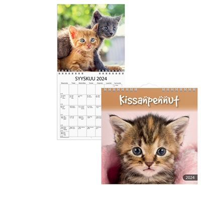 Kissanpennut 2024 - Burde kalenteri