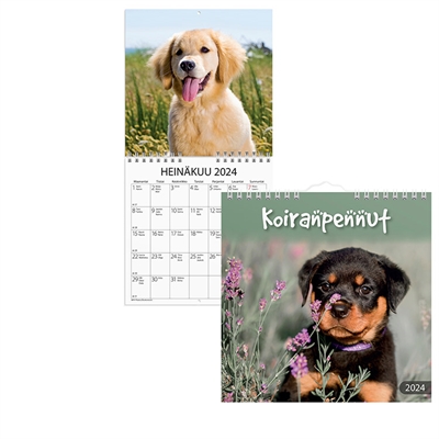 Koiranpennut 2024 - Burde kalenteri