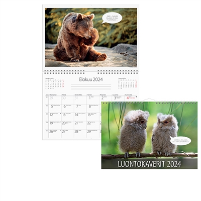 Luontokaverit 2024 - Burde kalenteri