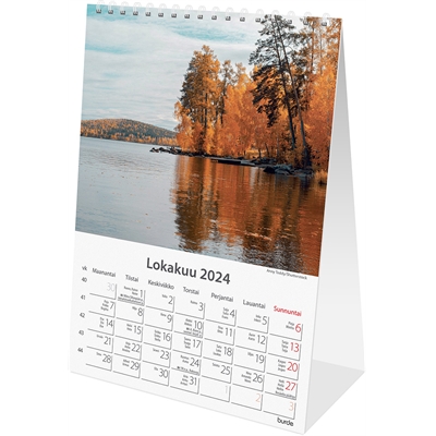 Pöytäkalenteri Luonto 2024 - Burde kalenteri