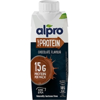 Proteiinijuoma Alpro Protein suklaa 250ml - kasvipohjainen, vitaminoitu, ei keinotekoisia aineita