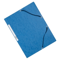 Kulmalukkosalkku Q-CONNECT® A4 kartonki sininen