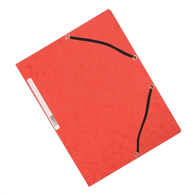 Kulmalukkosalkku Q-CONNECT® A4 kartonki punainen