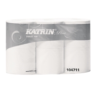 WC-paperi Katrin Plus Toilet 150 valkoinen/42 rll
