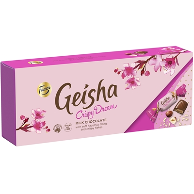 Suklaakonvehdi Fazer Geisha crispy dream 270 g - taivallisen rapeaa hasselpähkinänougata