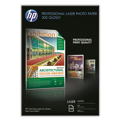 Photopaperi laser HP CG966A glossy A4 200g/100