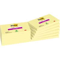 Viestilappu Post-it Super Sticky 76X127 Canary Yellow - PEFC-sertifioitu paperi