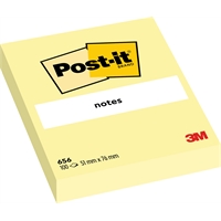 Viestilappu Post-it 656 51X76mm Canary Yellow - PEFC-sertifioitu paperi