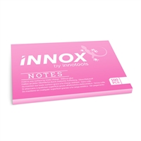 Viestilappu Innox Notes 100x70mm pinkki - Suomessa valmistettu sähköstaattinen viestilappu