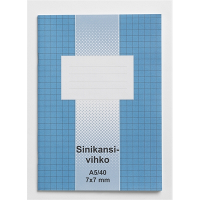 Sinikansivihko  A5/40 10kpl nippu 547 Hinta: 5,00 &euro;.