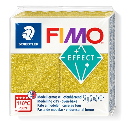 Askartelu- ja muovailumassa Staedtler Fimo effect kulta glitter - uunissa kovetettava