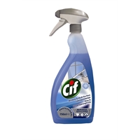 Lasinpuhdistusaine Cif Professional 750 ml - sopii myös yleispuhdistusaineeksi, käyttövalmis suihke