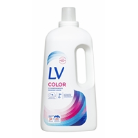 Pyykinpesuneste LV Color 1,5 L - ei väriaineita eikä hajusteita, myös vaikeille tahroille