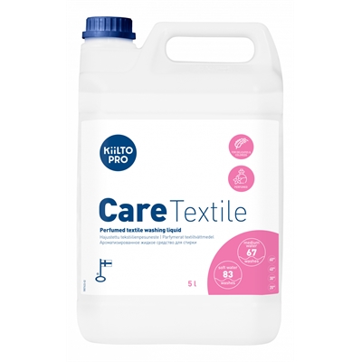 Pyykinpesuneste Kiilto Pro Care Textile 5L - kotimainen, kasvipohjainen, fosfaatiton, zeoliititon