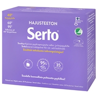 Pyykinpesujauhe Serto 1350 g hajusteeton - sisältää soodaa ja tahranpoistoainetta