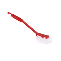 Tiskiharja Aino punainen - kotimainen ergonomisesti muotoiltu astianpesuharja,erikoisnailonia
