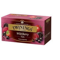 Tee Twinings Wild Berries /25 pss ltk - mansikaa, karhunvatukkaa, mustaherukkaa ja vadelmaa