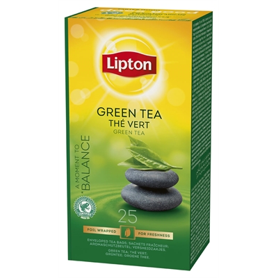 Tee Lipton Vihreä /25 - herkkäarominen, mieto ja raikas vihreä tee
