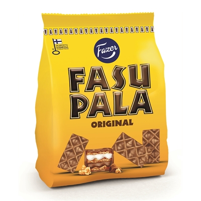 Keksi Fazer Fasupala Original 215g vähälakt - ei palmuöljyä, ei liivatetta, vastuullista suklaata