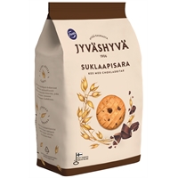 Keksi Fazer Jyväshyvä suklaapisara 350 g - kotimaisesta kaurasta valmistettu