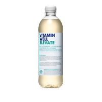 Vitamiinivesi Vitamin Well Elevate 500ml /12-pack (pantti ei sis) - ananas, magnesium, B9, B12