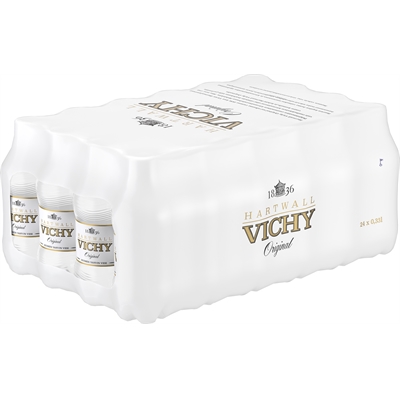 Kivennäisvesi Vichy Original 0,33 L /24 kpl - runsaasti kupliva, ei lisäaineita, ei kaloreita