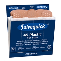 Muovilaastari Salvequick 6036 6x45 kpl - joustava ja allergiatestattu