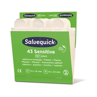 Kuitukangaslaastari Salvequick 6943 6x43 kpl - vettähylkivä, joustava ja allergiatestattu