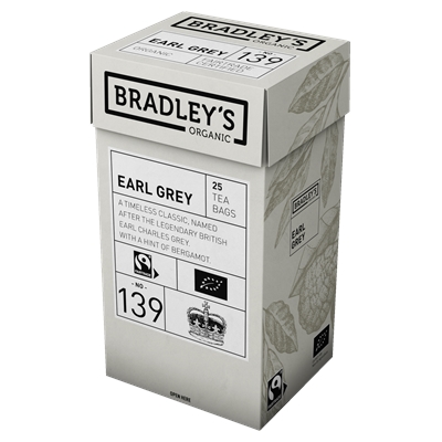 Tee Bradley's Organic Earl Grey luomu 4 x 25 pss /100 pss ltk