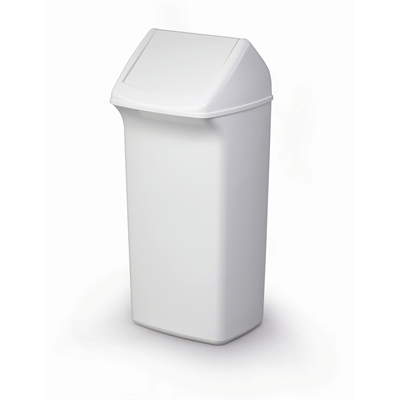 Paperikori Durabin Flip 40l heiluri valkoinen - valmistettu kierrätyskelpoisesta polypropyleenistä