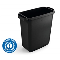 Jäteastia DURABIN® ECO musta 60 L - kierrätettyä muovia, Blue Angel -sertifioitu