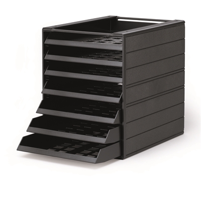 Laatikosto Idealbox  Basic 7-osainen musta - 80 % kierrätysmateriaalia