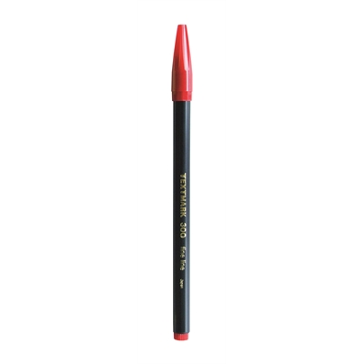 Huopakynä Textmark 300 punainen - kestävä akryylikärki, vesiliukoinen muste, viivan leveys 0,5 mm