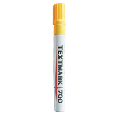 Huopakynä Textmark 700 keltainen - peittävä, pysyvä, vedenkestävä ja valonkestävä tussi