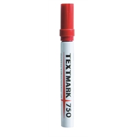 Huopakynä Textmark 750 punainen - peittävä, pysyvä, vedenkestävä ja valonkestävä tussi