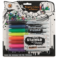 Tekstiilimerkkauskynä Sharpie Fabric Marker 8-väriä