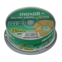 DVD-R Q-CONNECT® 16x 4.7GB/120min spindle/25