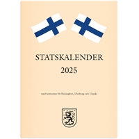 Vuosikalenteri 2025 Statskalender ruotsinkielinen - Burde kalenteri