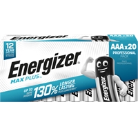 Paristo Energizer Max Plus Alkali AAA /20 - vuotamaton alkaliparisto, hyllyikä 12 v