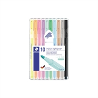 Korostuskynä Staedtler Triplus Textsurfer pastelliväri 10 kpl pkt - vesipohjainen muste